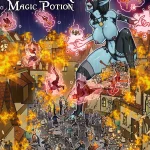 Elowen's Magic Potion Giantess Comic Cover by MacroSapiens