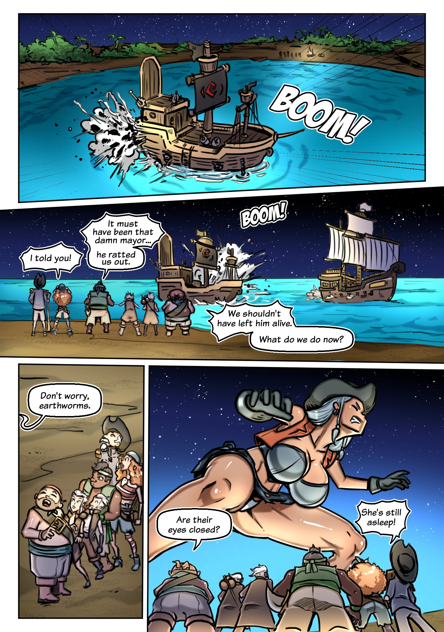 Page 13 of Bad Omen a Giantess Comic made by Giantessgirlcomics