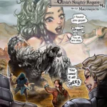 Cover of Giantess Gemma from Monster Hunter, she find her friends